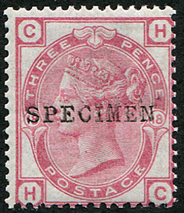 3d SG 143sb Pl 18 OVPT SPECIMEN TYPE 9 U M B Embassy Philatelists