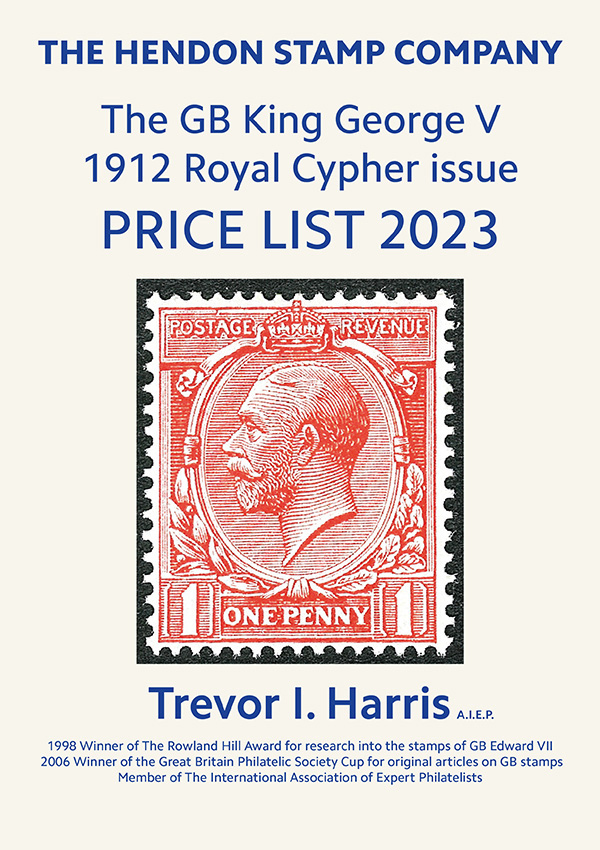 THE HENDON STAMP Co. GB King George V 1912 Royal C Embassy